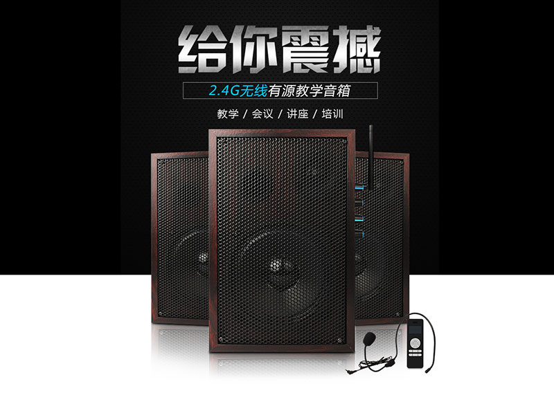 DB真人旗舰2.4G无线教学音箱系列-配套无线数字麦克风